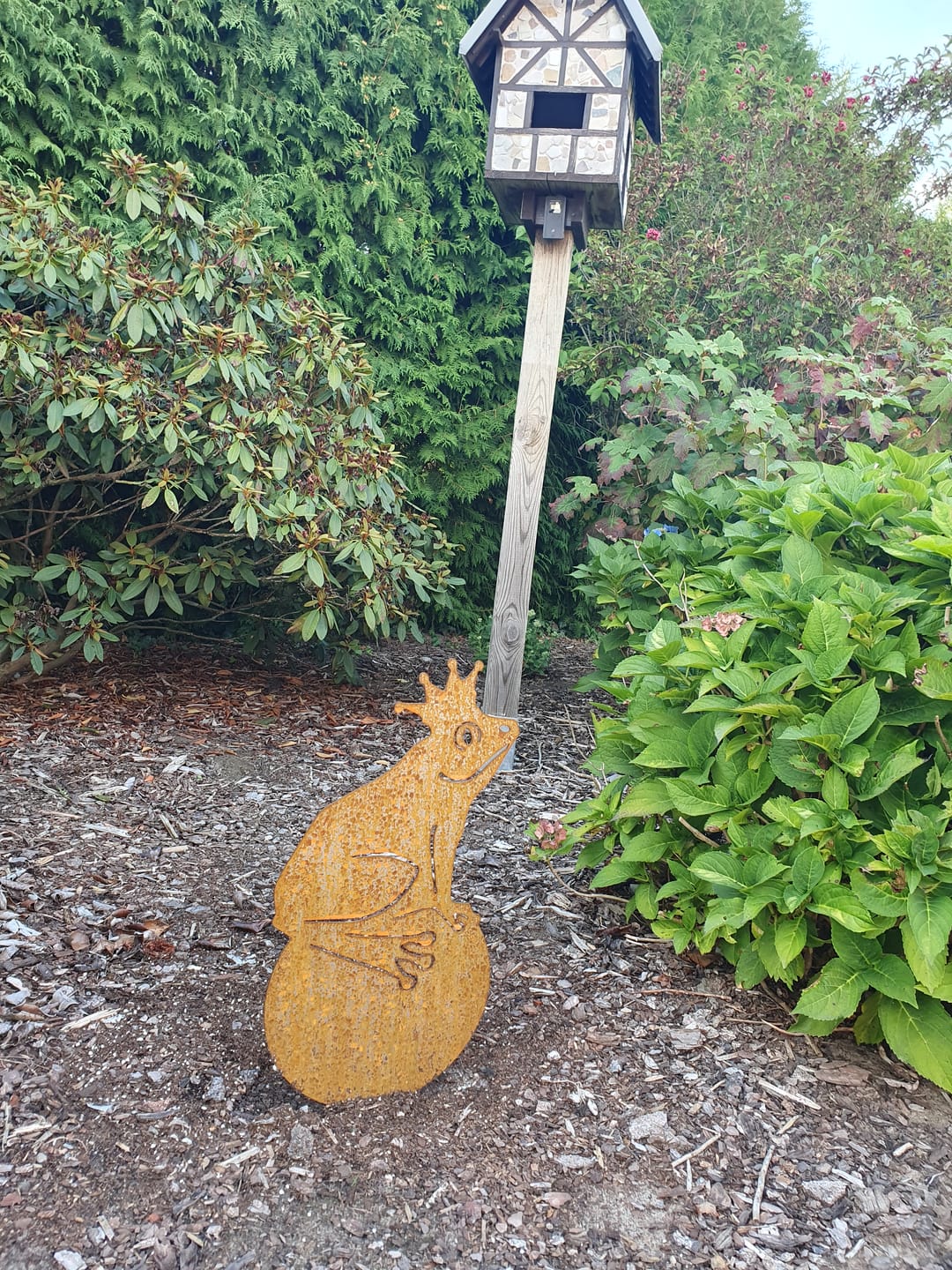 Customer photo review of Gartenstecker Froschkönig