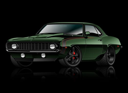 Customer photo review of Custom Drawing Style Car Drawing