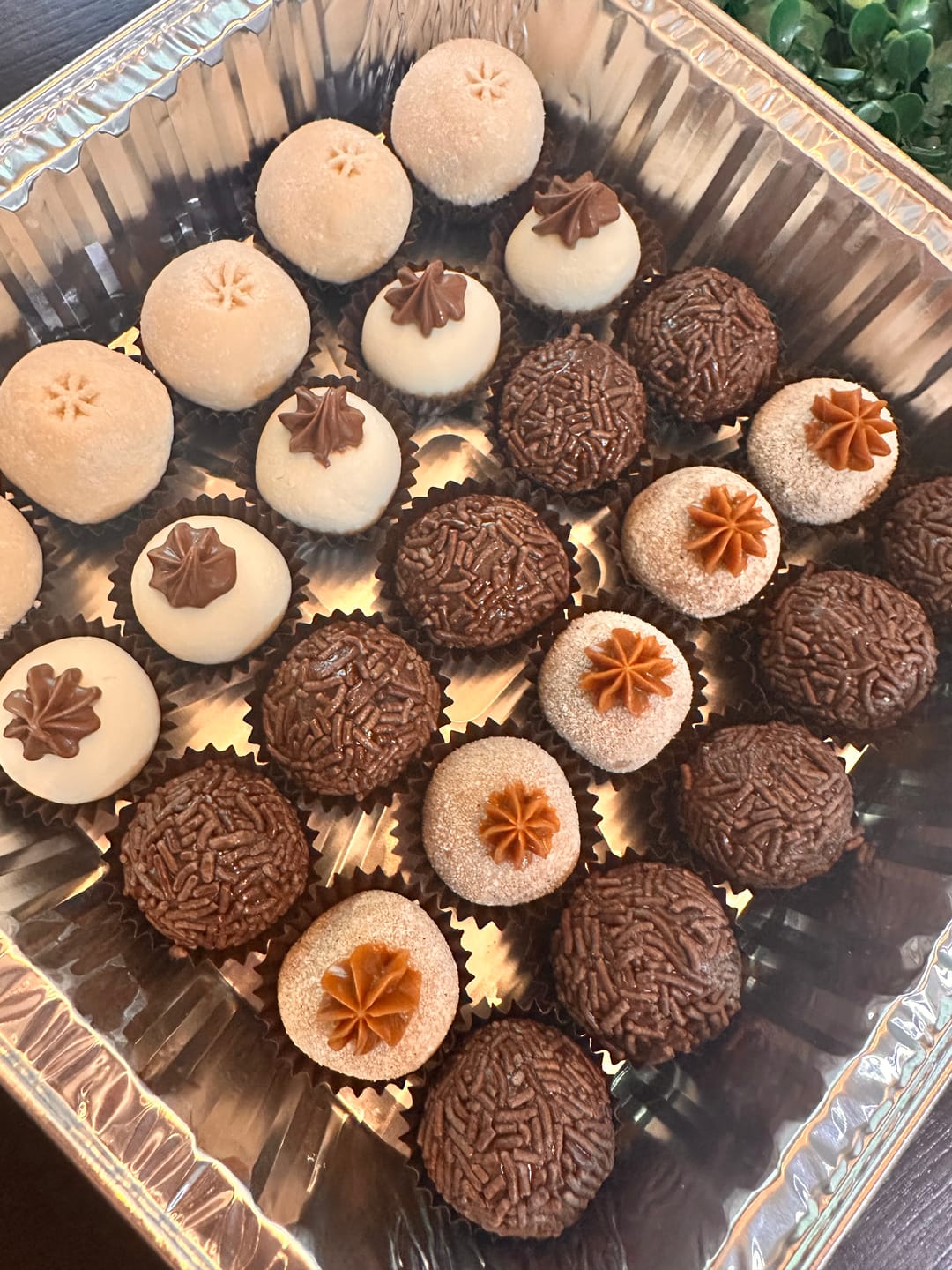 Customer photo review of Portioning Board for 18g Brigadeiros (50 Holes)