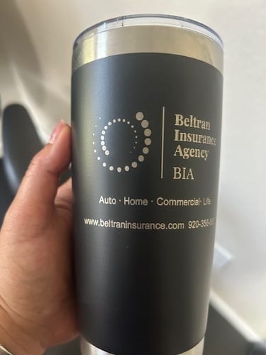Customer photo review of (6 Pieces) Laser Engraved Tumbler | 20 oz