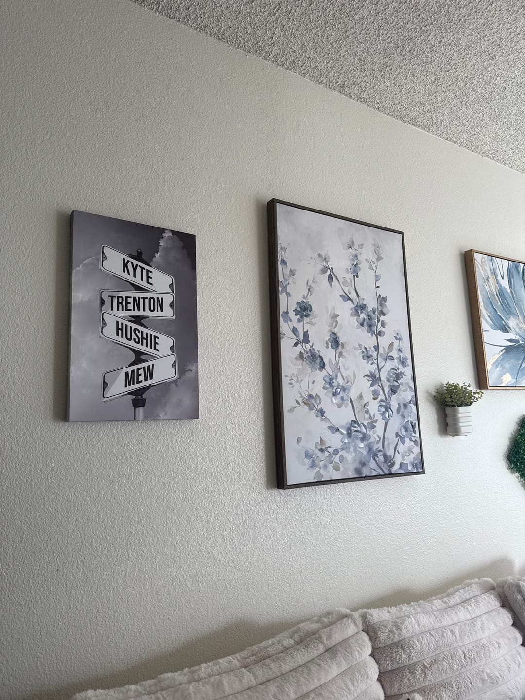 Customer photo review of NAMES ONLY STREET SIGN by Cstm Canvas