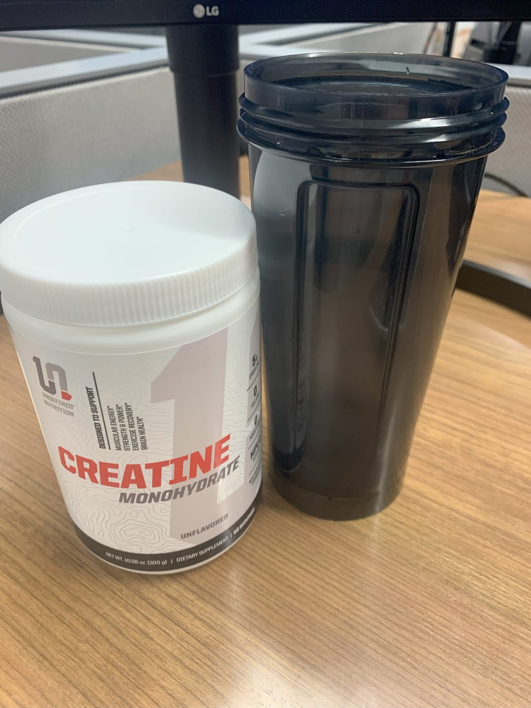 Customer photo review of CREATINE MONOHYDRATE