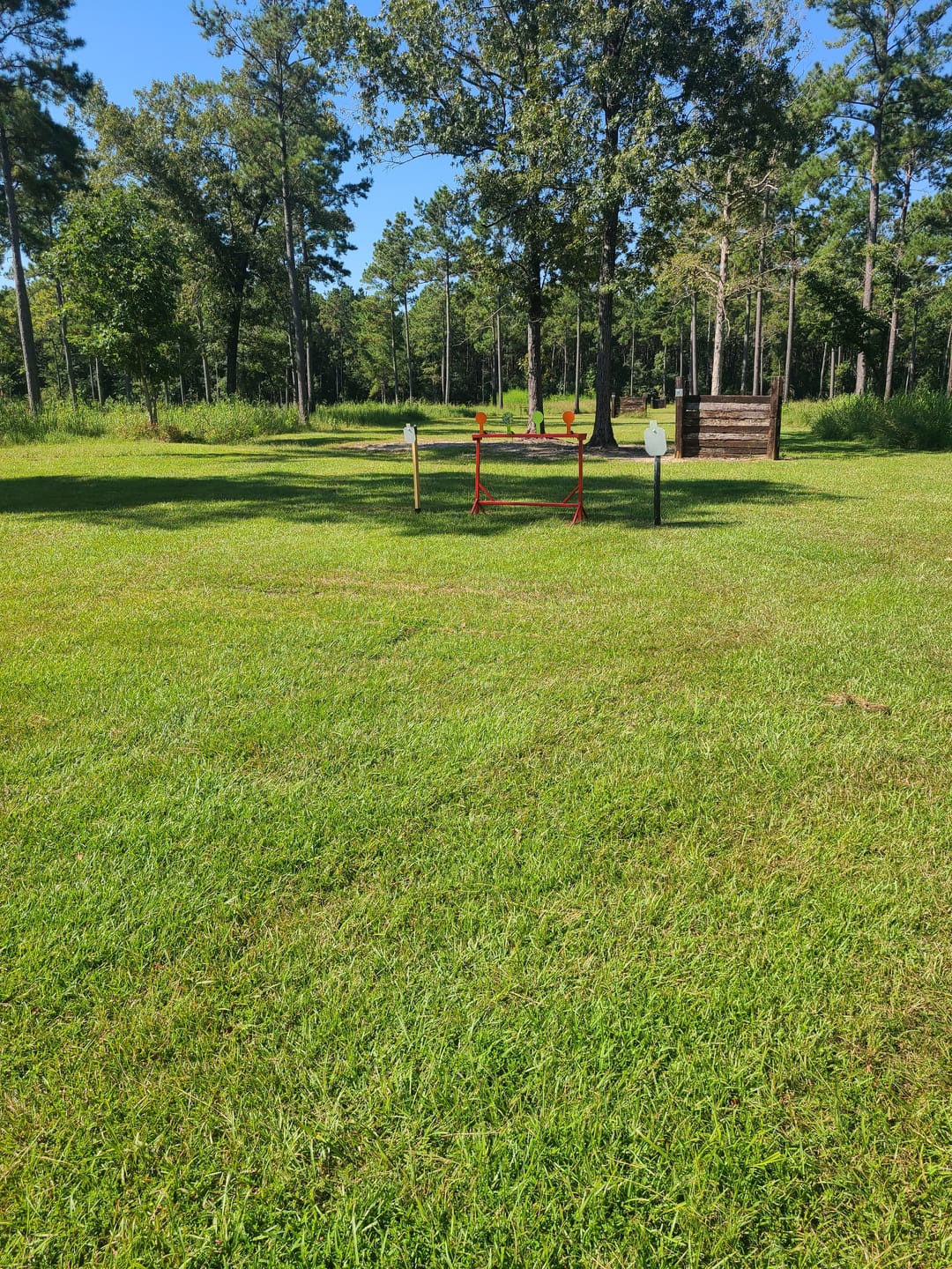 Customer photo review of X-leg Base Target Stand Mounting System