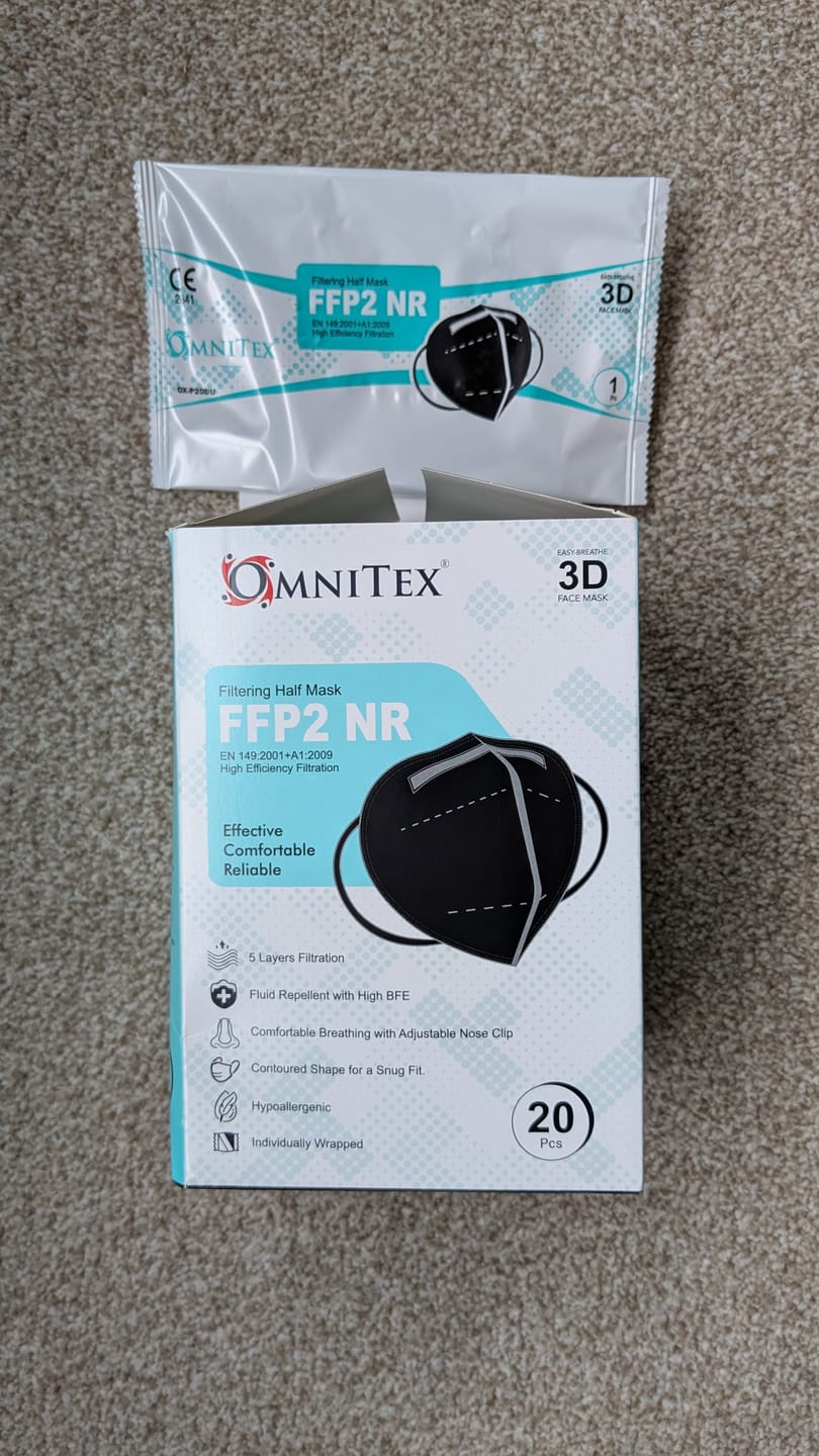 Customer photo review of FFP2 Masks x 20