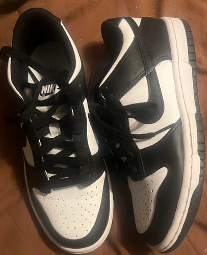 Customer photo review of Dunk Low GS 'Black White' 5Y/6.5W