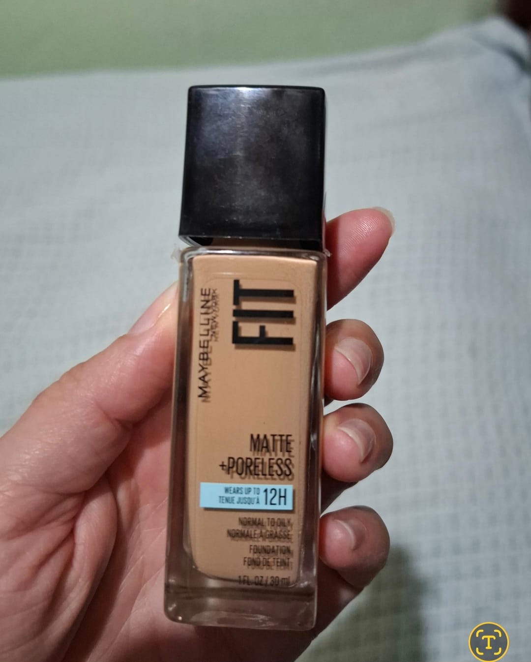 Customer photo review of Fit Me Matte + Poreless Liquid Foundation