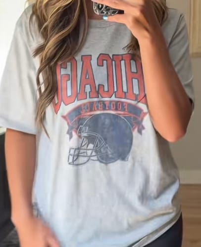 Customer photo review of Vintage Football T-Shirt/Sweatshirt/Hoodie