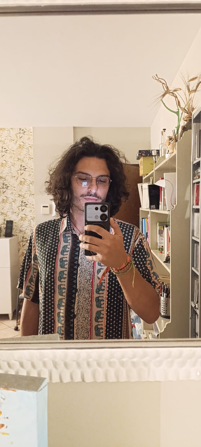 Customer photo review of Men's Striped Elephant Print Retro Button Up Green Top Short Sleeve Shirt