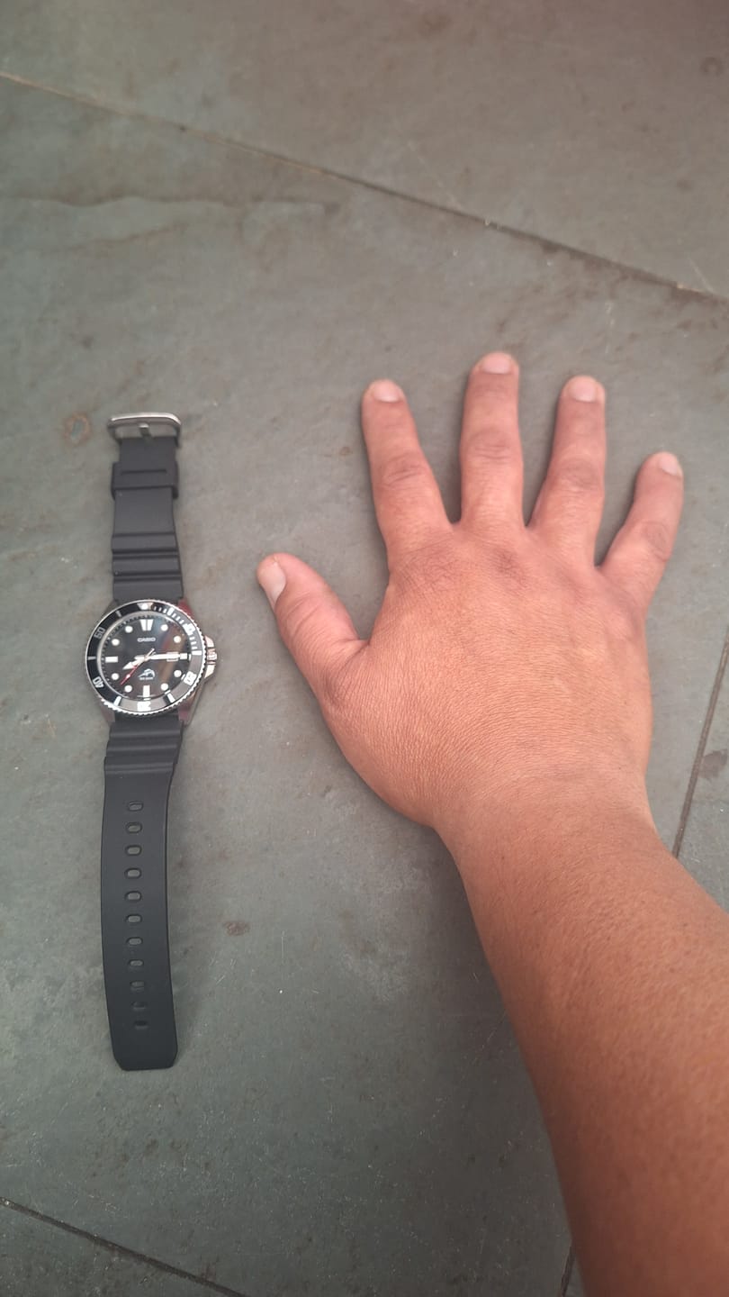 Customer photo review of Reloj Casio Submariner Marlin Duro MDV106-1AV Negro Buceo