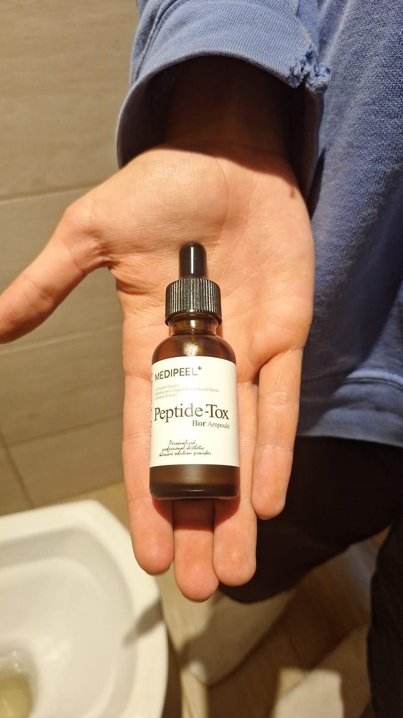 Customer photo review of Liftinga ampula ar peptīdu kompleksu Medi-Peel Peptide-Tox Bor Ampoule