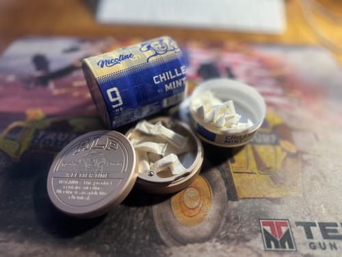 Customer photo review of Chilled Mint Nicotine Pouches