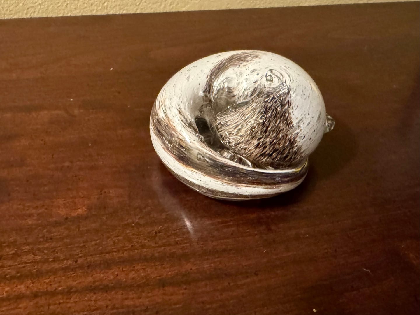 Customer photo review of Sleeping Cat with Infused Cremation Ashes
