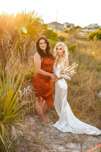 Customer photo review of Trumpet Mermaid Satin White Spaghetti Straps Backless Prom Dress