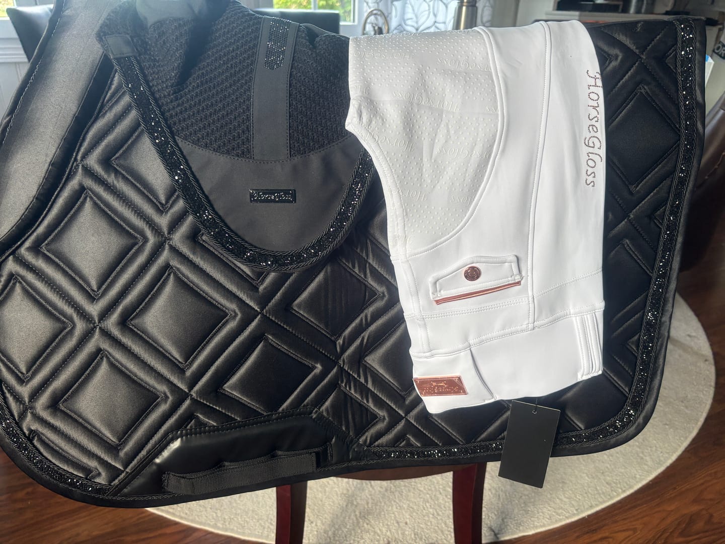 Customer photo review of PARIS - BREECHES | WHITE ROSE GOLD