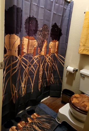 Customer photo review of Royal Gray Bath Mat