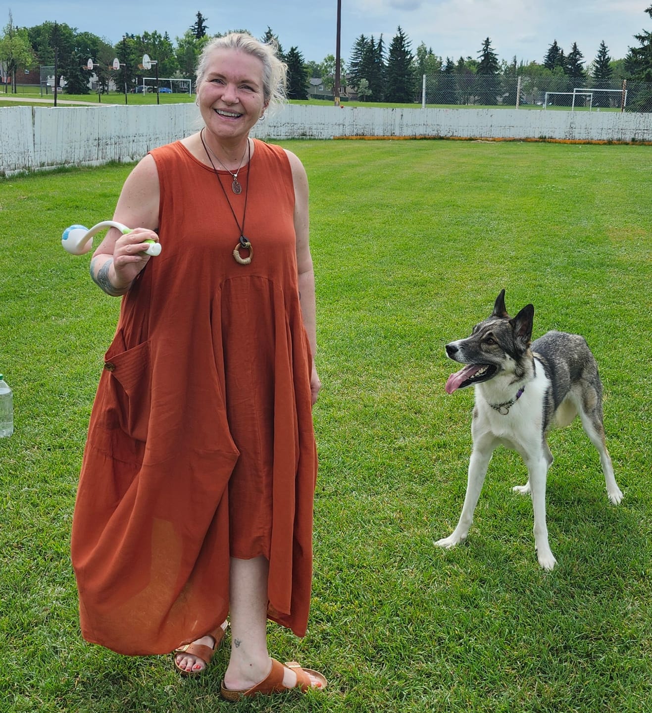 Customer photo review of Maxi Dress Wayan Rust