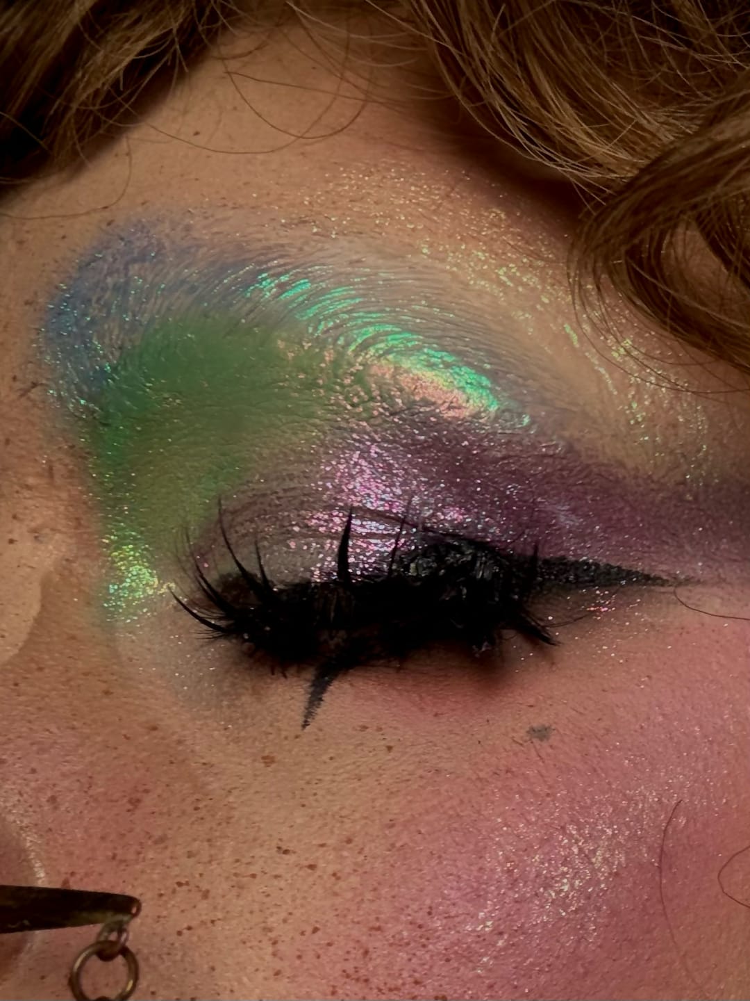 Customer photo review of Frosted Fairy Prismatic Pastels Multichrome Magnetic Eyeshadow Palette ( PRE ORDER )