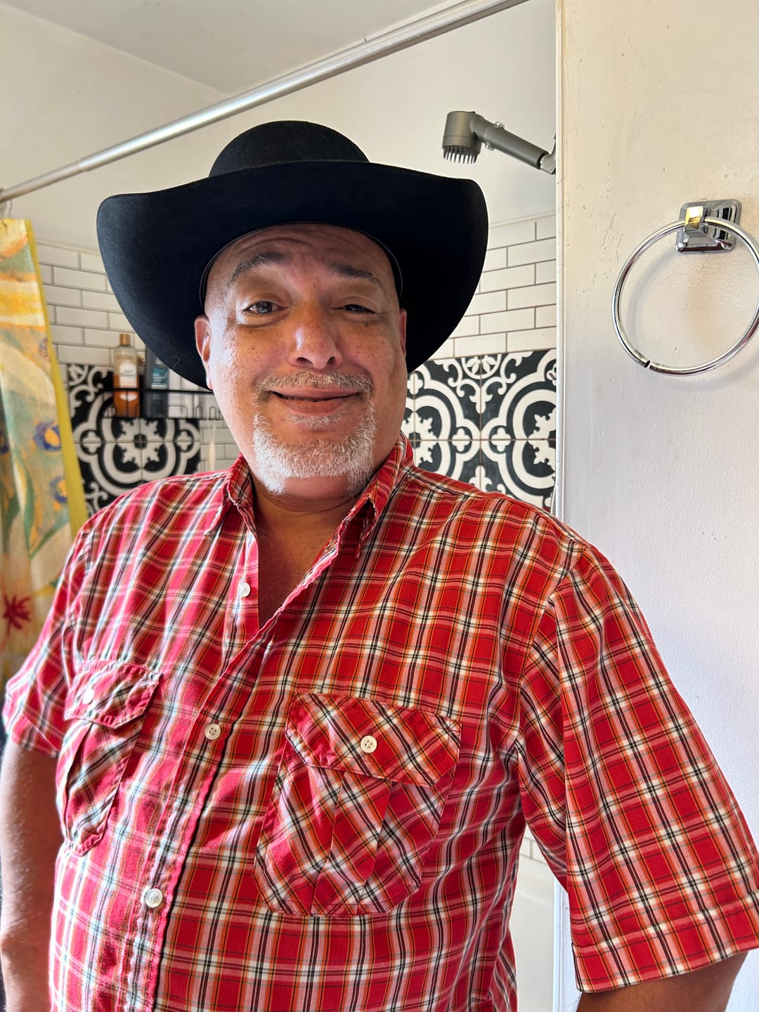 Customer photo review of The Lash Stetson Hat - Made Exclusively for Waylon Jennings