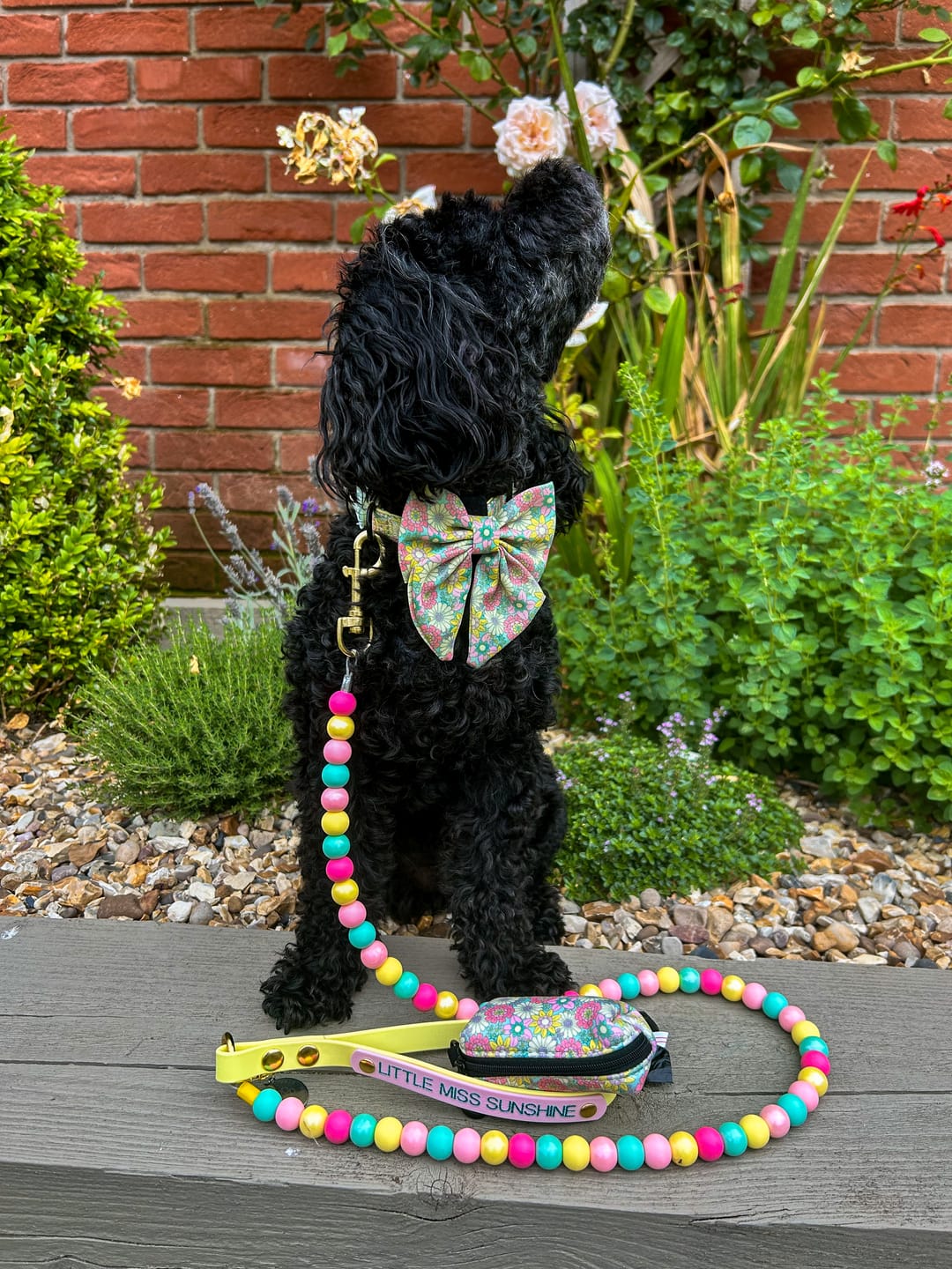 Customer photo review of Sunshine Meadow Poop Bag Holder