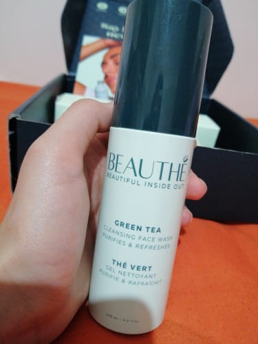 Customer photo review of Gel Nettoyant au Thé Vert