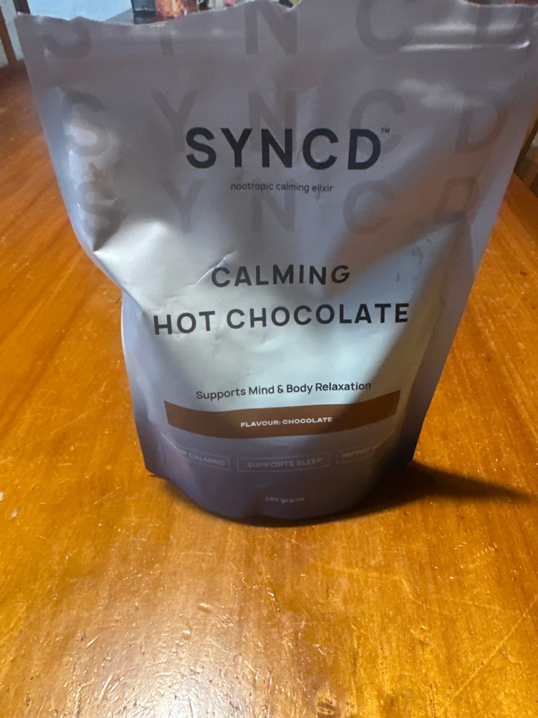Customer photo review of Calm Hot Chocolate, Sugar & Dairy Free SYNCD™