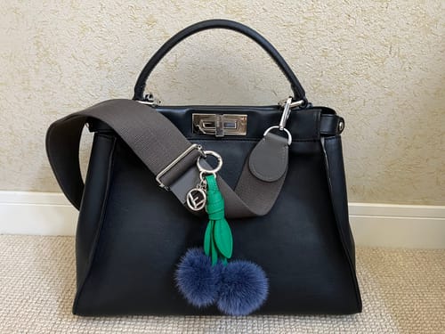 Customer photo review of With Me　ショルダーストラップ　5cm幅/シルバー金具