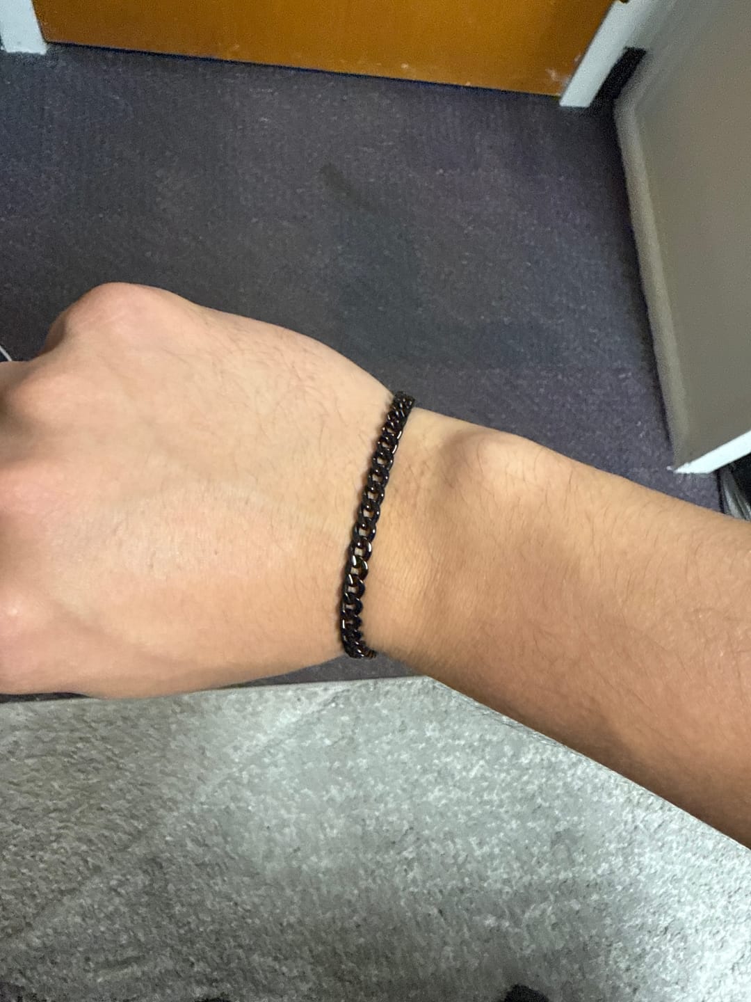 Customer photo review of 5mm Cuban Link Bracelet