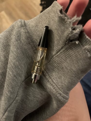 Customer photo review of 1 Gram THC-A Full Spectrum Vape Cartridge | Sour Tangie - Sativa
