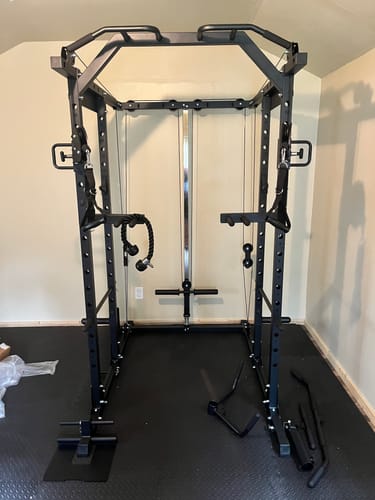 Customer photo review of K6-1.0 All-in-One Power Rack Functional Trainer