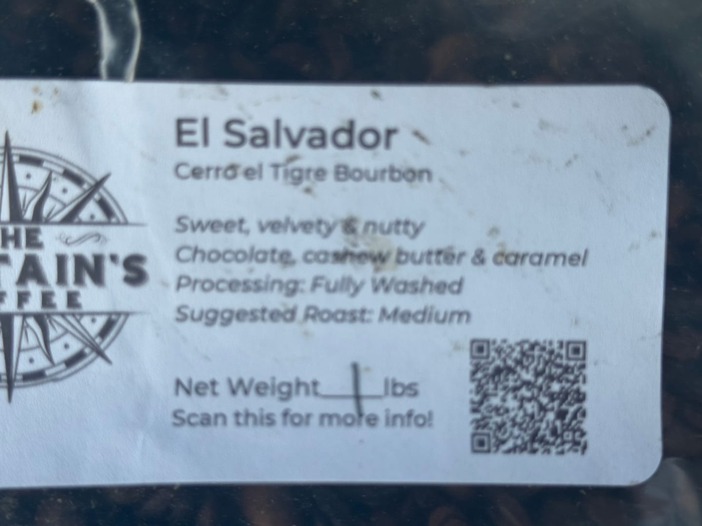 Customer photo review of El Salvador Cerro El Tigre Bourbon