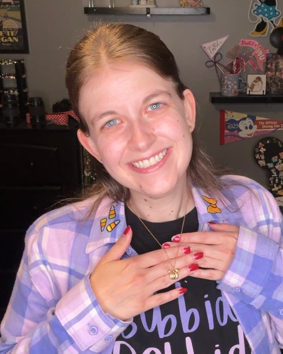 Customer photo review of Pumpkin Pendant