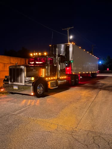 Customer photo review of LED Windshield Eyes - Transform Your Truck Into a Beast