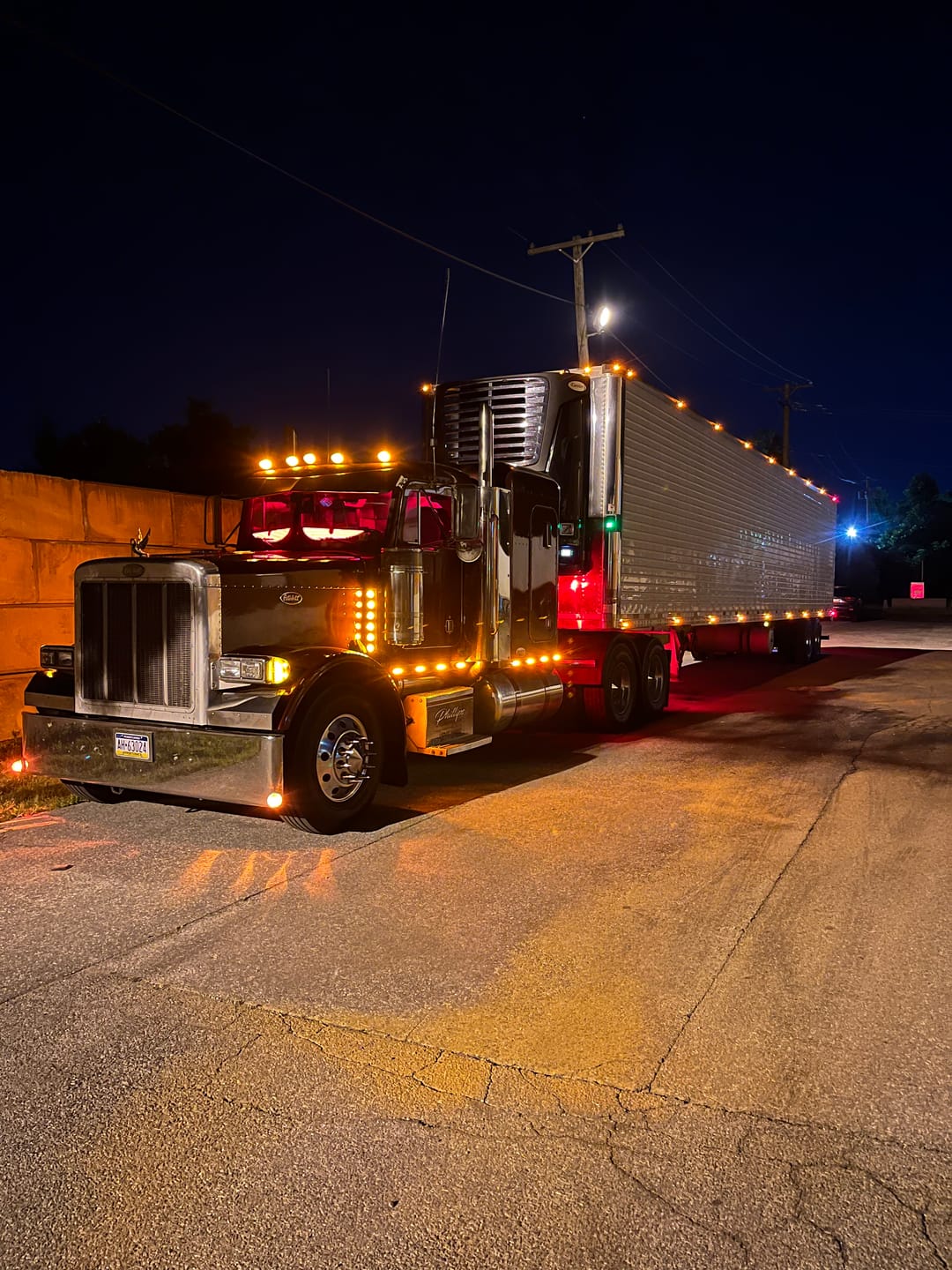 Customer photo review of LED Windshield Eyes - Transform Your Truck Into a Beast