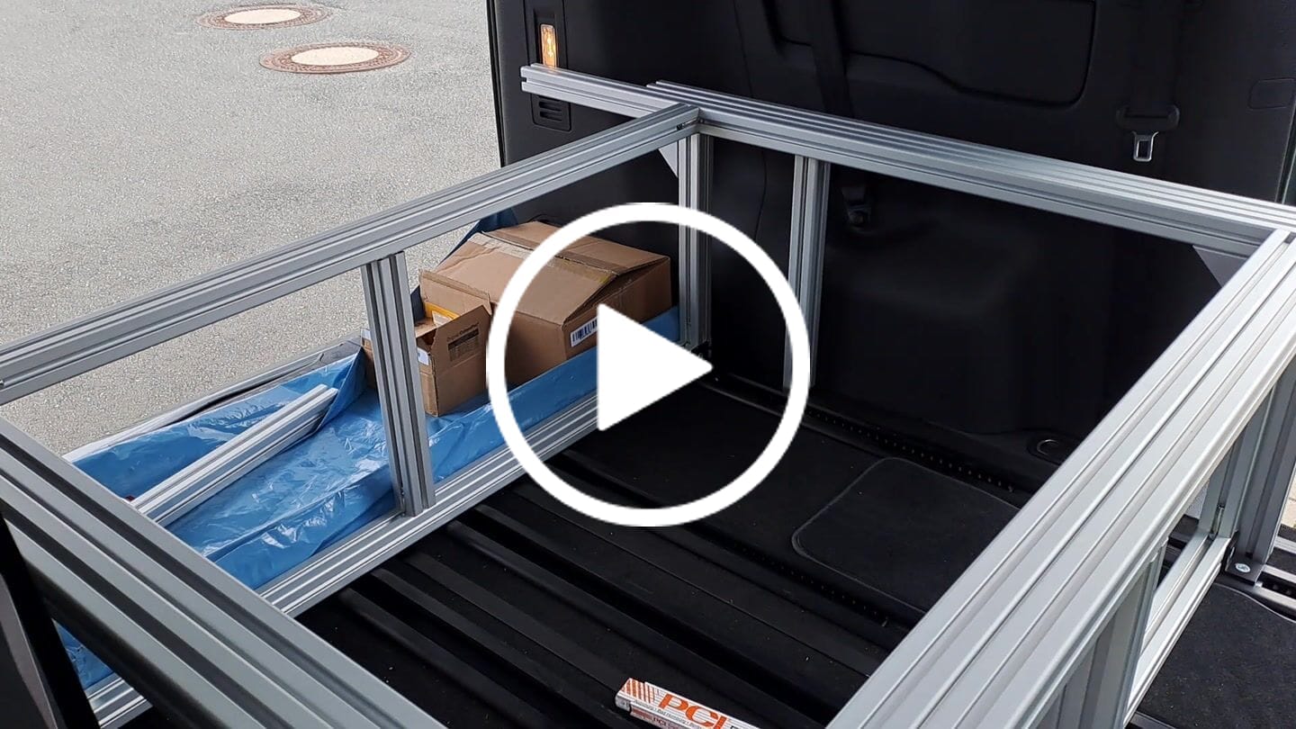 Customer video review of PSA Nutenstein Fitting M8 Befestigung Schienensystem