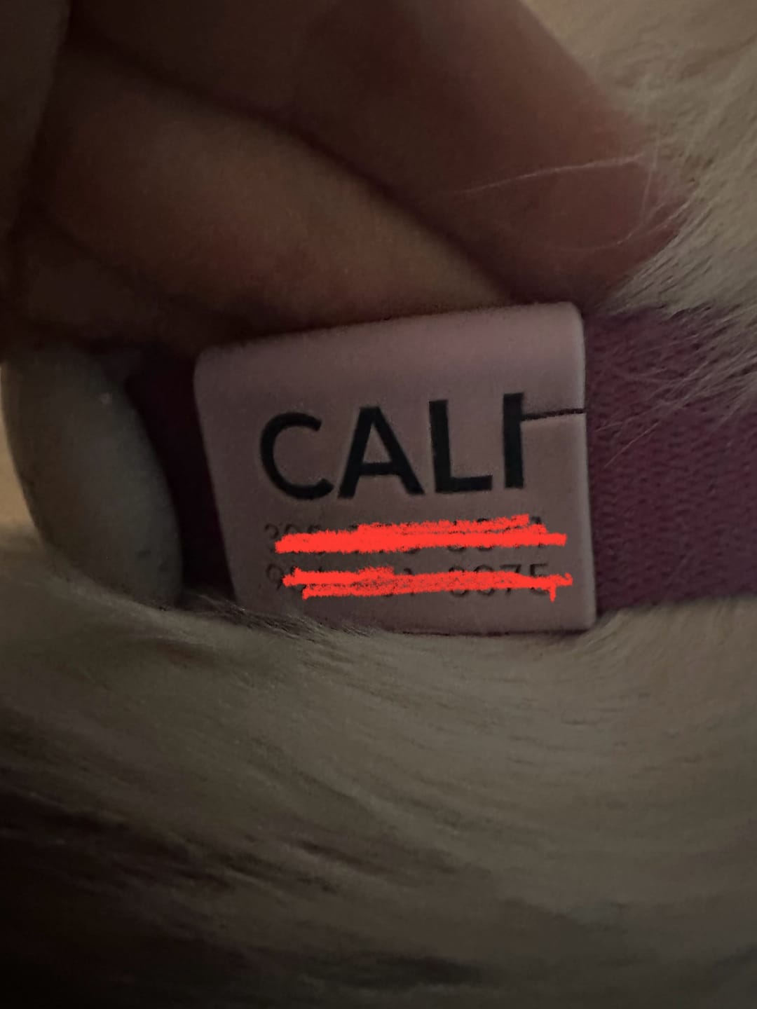 Customer photo review of Silent Slide-On ID Tag : 1"