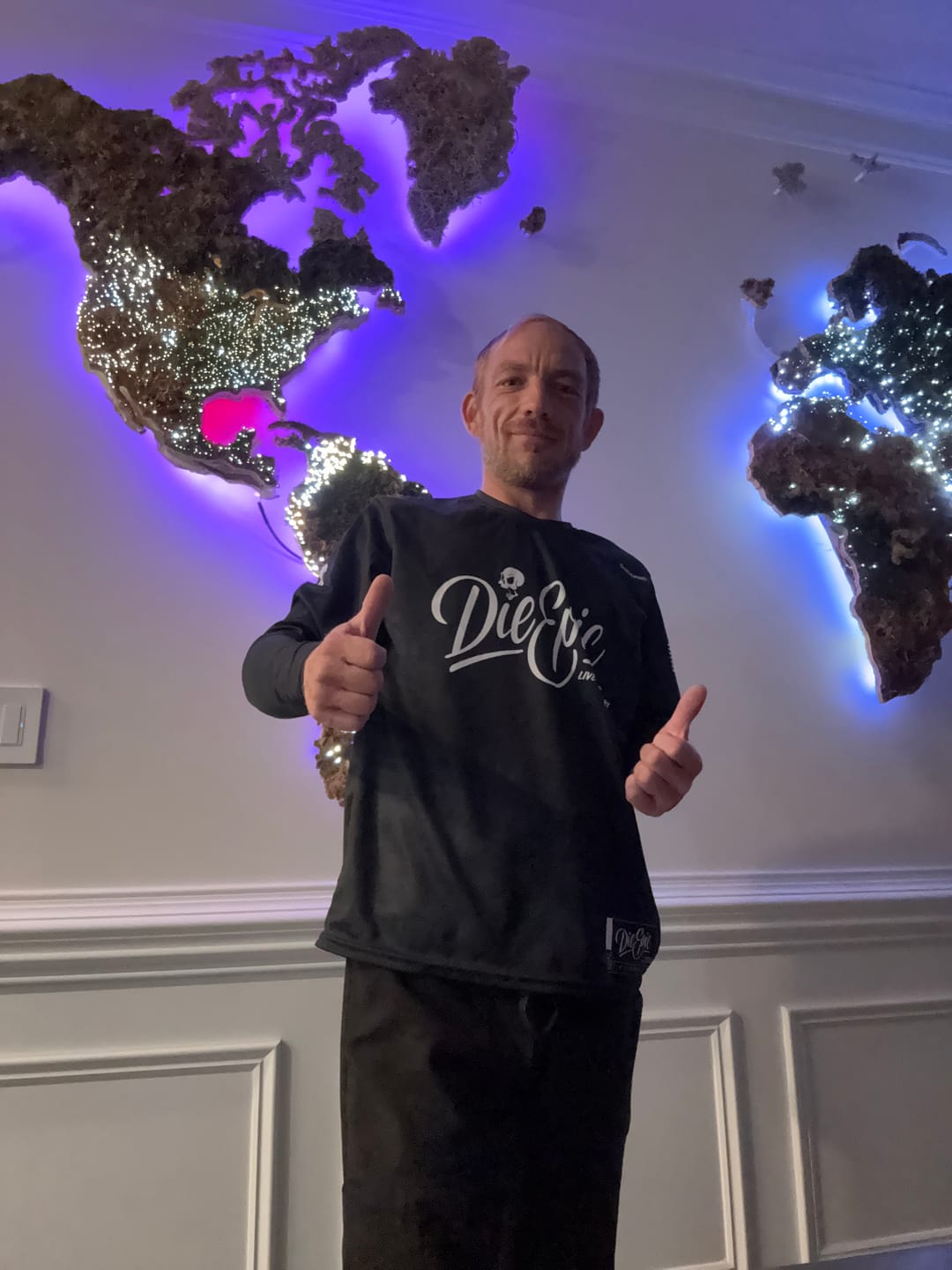 Customer photo review of Die Epic Adrenaline Camo Custom Long Sleeve Jersey