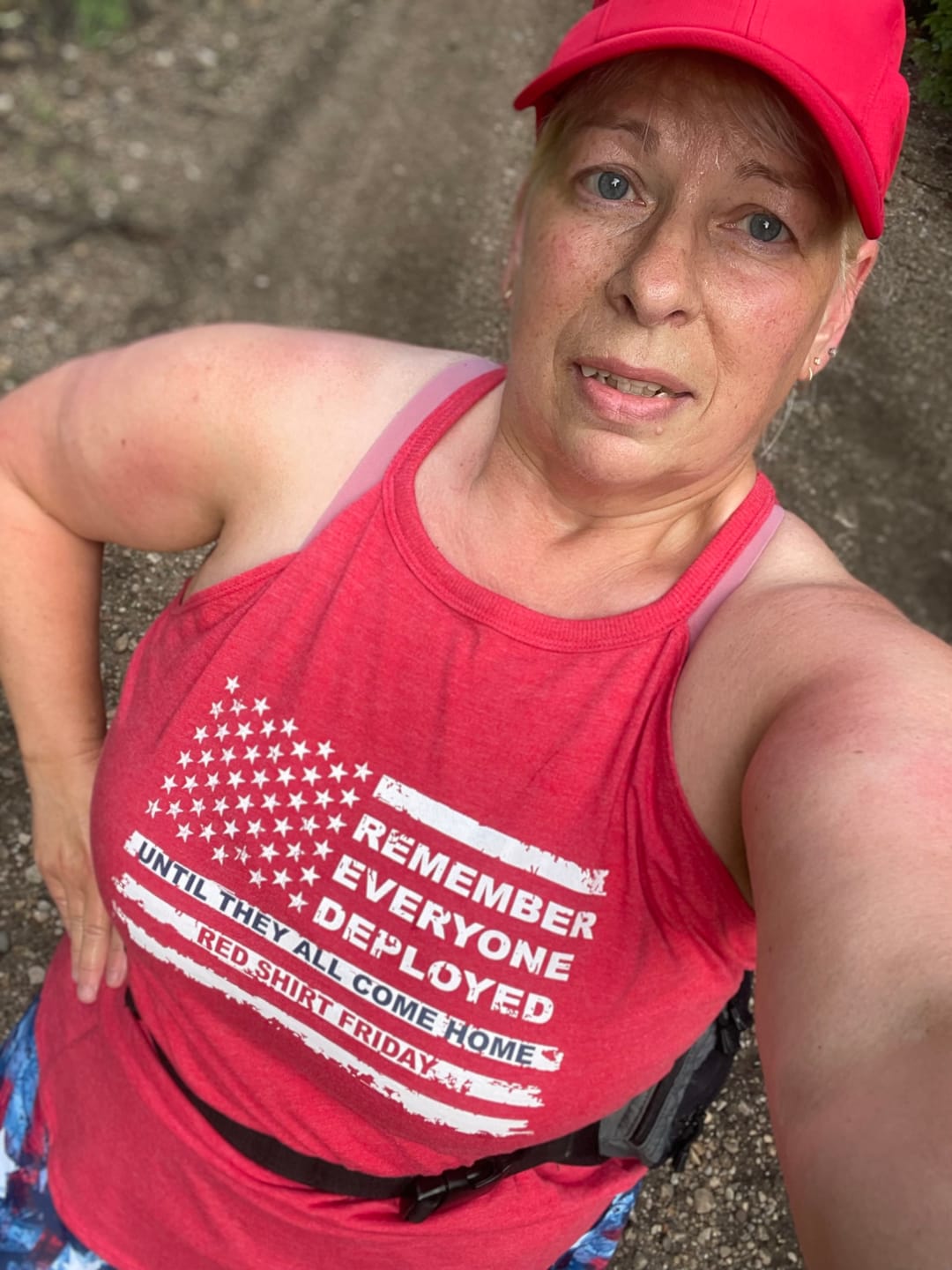 Customer photo review of Until They Come Home Rocker Tank