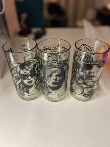 Customer photo review of Vaso Era VI Green Glass (Taylor's Version) Color Transparente 500ml
