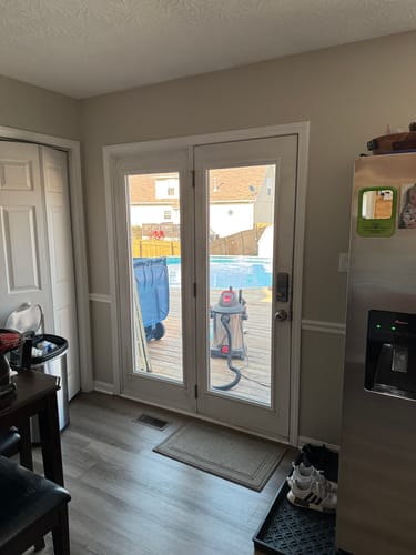 Customer photo review of Clear 1 Lite Glass and Frame Kit (Full Lite)