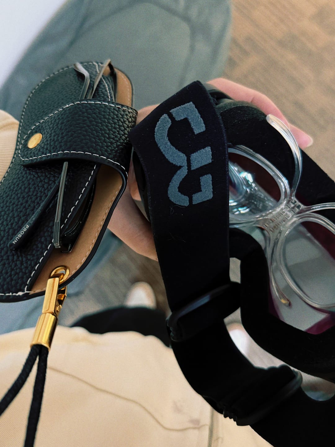 Customer photo review of Adjustable Prescription Goggle Inserts
