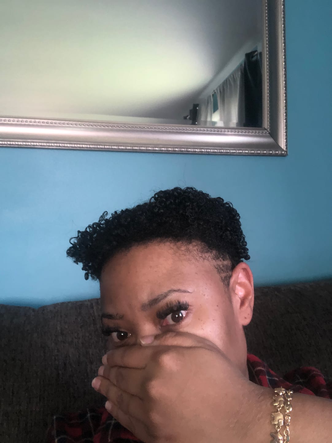 Customer photo review of Lash Bond & Seal - Black 10ml