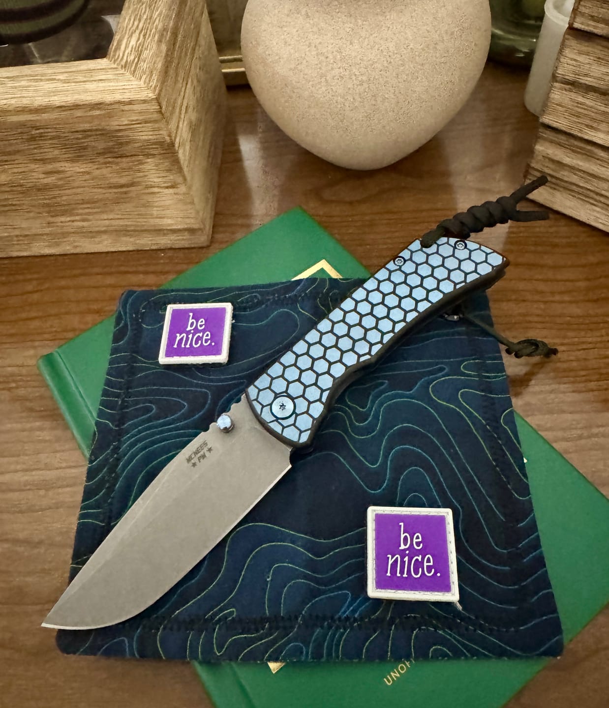 Customer photo review of Lone Star Knife Lanyard – Handmade Utility & Style