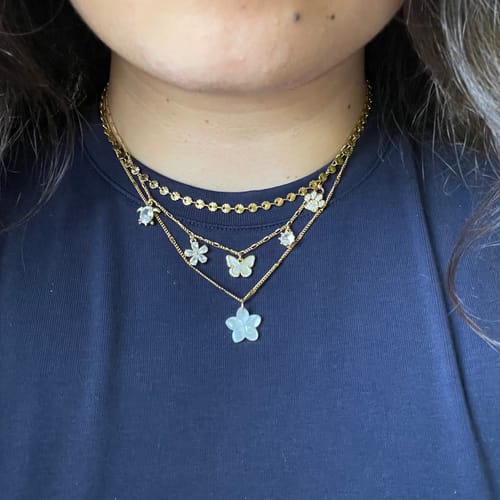 Customer photo review of Moon Chain Necklace