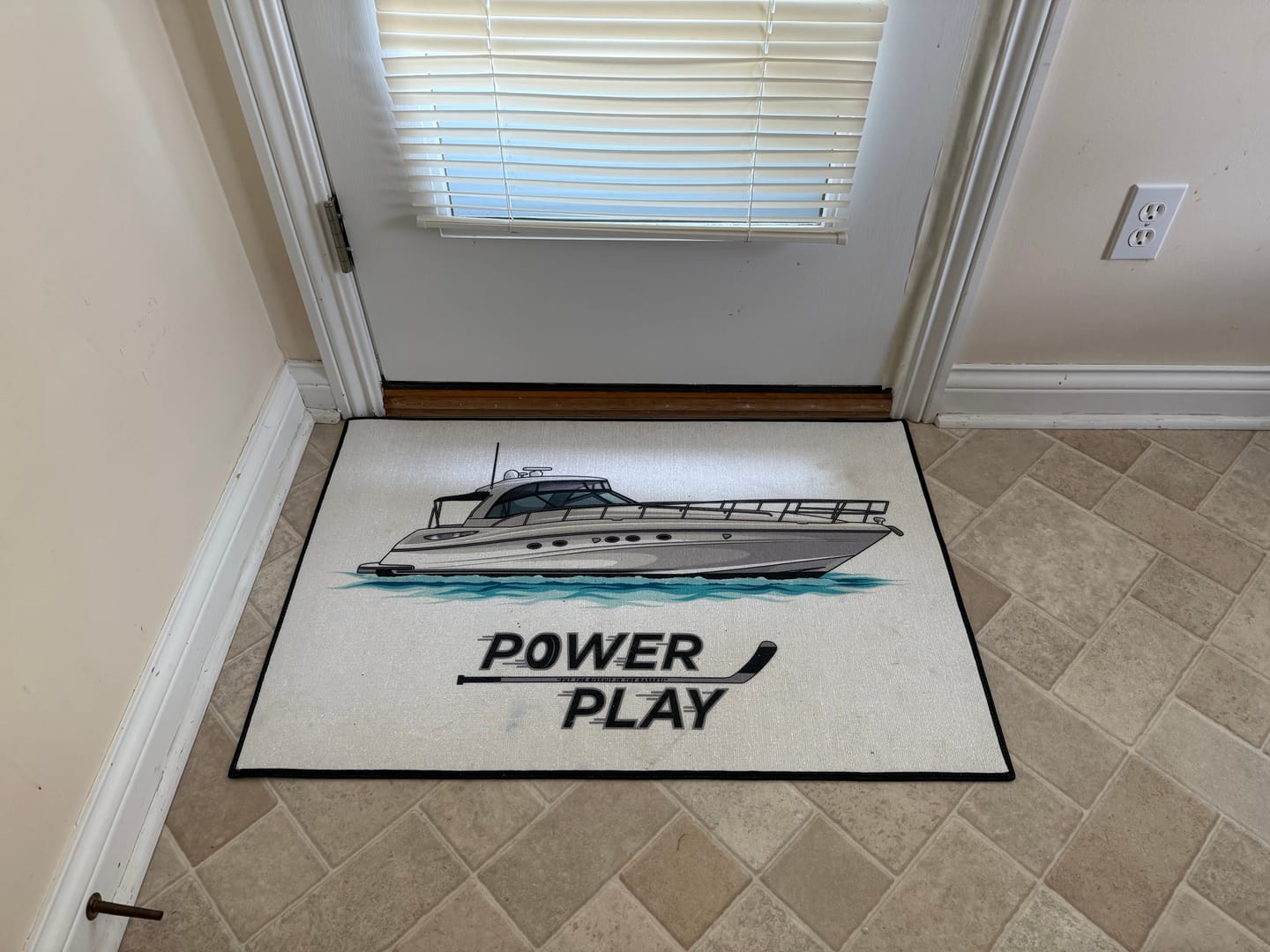 Customer photo review of Custom Indoor/Outdoor Dock Mat