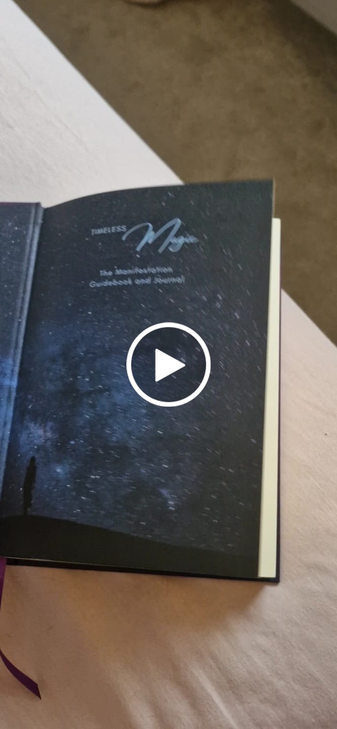 Customer video review of Timeless Magic Manifestation Journal & Guidebook
