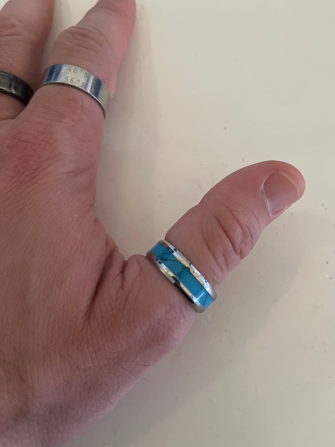 Customer photo review of TURQUOISE BAND.