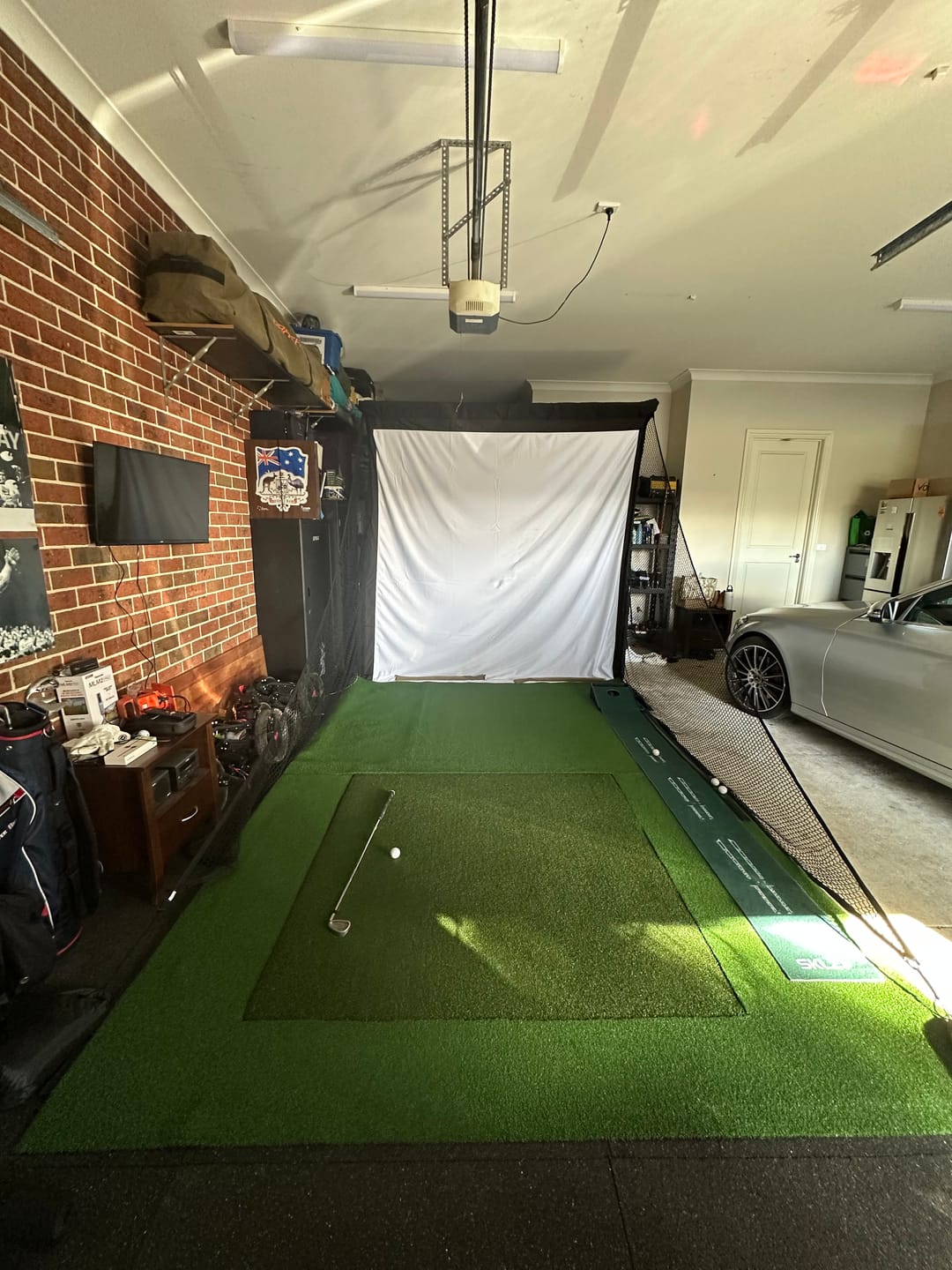 Customer photo review of Rapsodo MLM2 Pro Golf Return Net Simulator Bundle