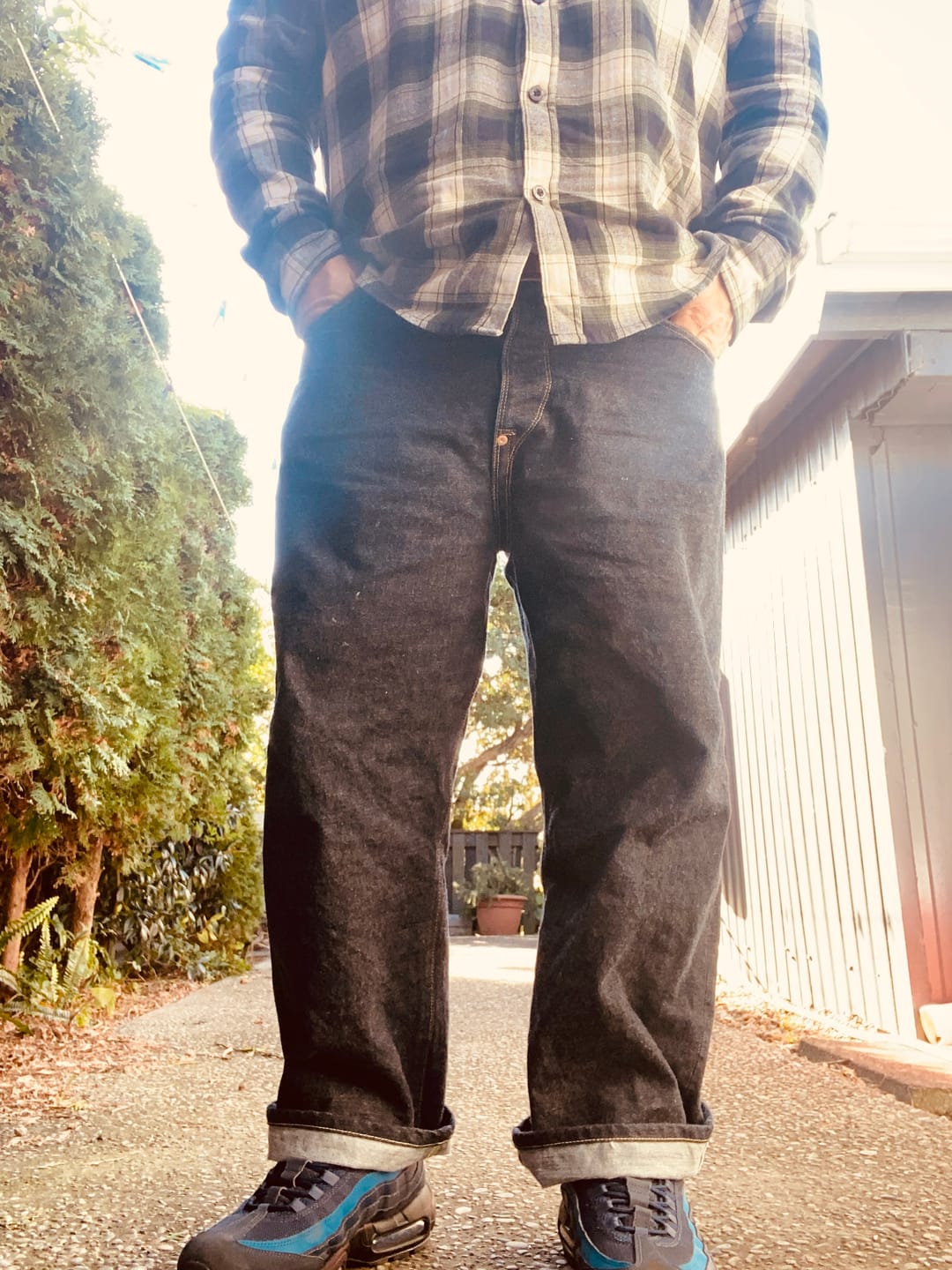 Customer photo review of 1936 Model Cowboy Selvedge Denim Jeans