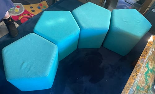 Customer photo review of The Mellow Mat® v2 (Soft Touch Sensory Tatami Rug)