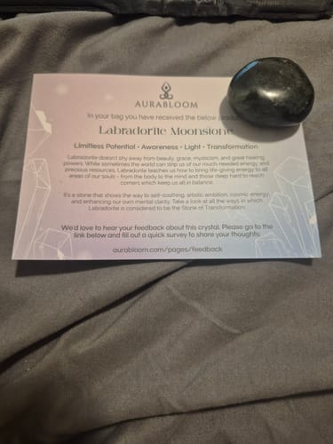 Customer photo review of Crystal Meditation Masterclass Offer